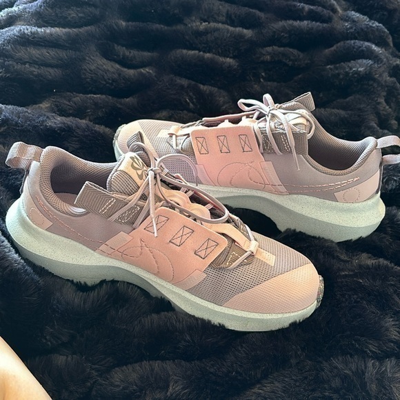 Nike Crater Impact Metal Violet Ore/ Pink Glaze Rose Lace Up Shoe Ladies 8